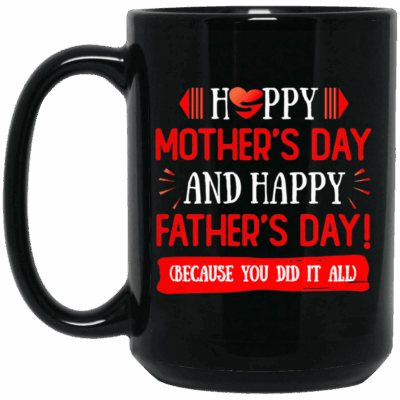 15 oz. Black Mug