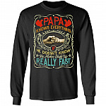 PaPa Knows Everything Meme Saying Hoodie Sweatshirt - If He Doesn't Know He Makes Stuff Up Really Fast Shirt, Black, Long Sleeve PaPa Knows Everything Meme Saying Hoodie Sweatshirt - If He Doesn't Know He Makes Stuff Up Really Fast Shirt, Black, Long Sleeve