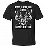 Boobs Bucks Bass And Beer T-Shirt - Funny Fahters Day Gift, Black, Unisex T-Shirt Boobs Bucks Bass And Beer T-Shirt - Funny Fahters Day Gift, Black, Unisex T-Shirt