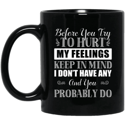 11 oz. Black Mug