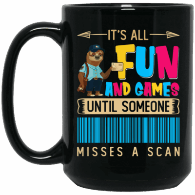 15 oz. Black Mug