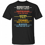 Funny Choir Shirt, Black, Unisex T-Shirt