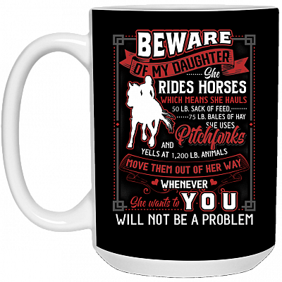 15 oz. White Mug