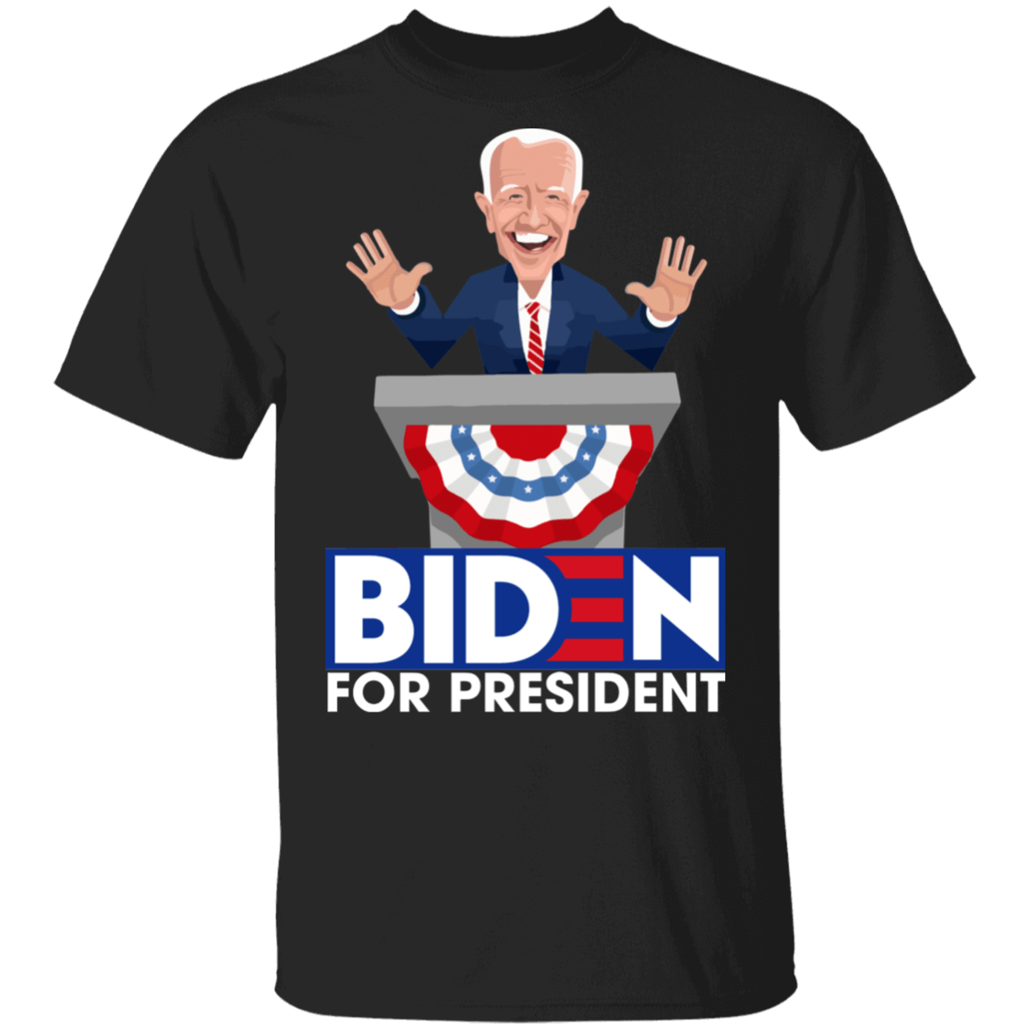 Biden For President T-shirt - Joe Biden Caricature Shirt, Black, Unisex T-Shirt Biden For President T-shirt - Joe Biden Caricature Shirt, Black, Unisex T-Shirt