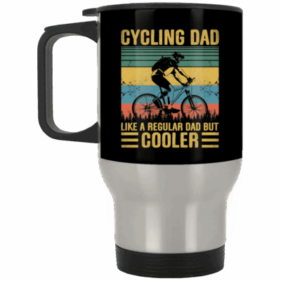 14 oz. Silver Travel Mug