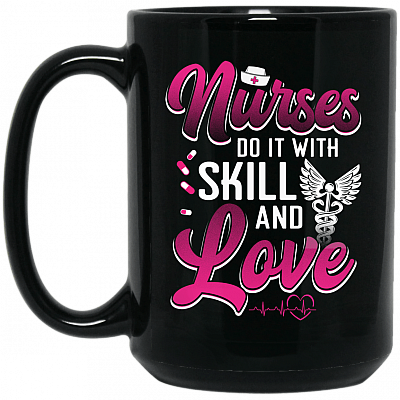 15 oz. Black Mug