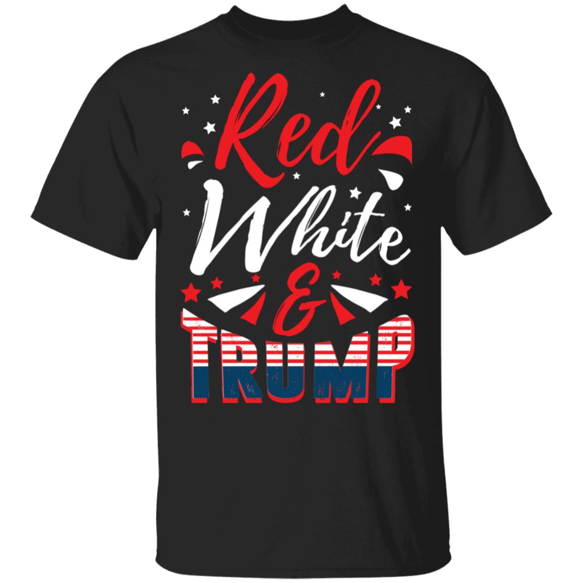 Red White and Trump 4th of July T-Shirt - 4th of July Outfit, Black, Unisex T-Shirt Red White and Trump 4th of July T-Shirt - 4th of July Outfit, Black, Unisex T-Shirt