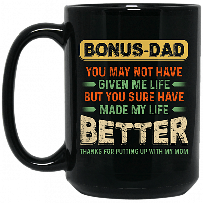 15 oz. Black Mug