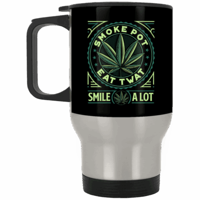 14 oz. Silver Travel Mug