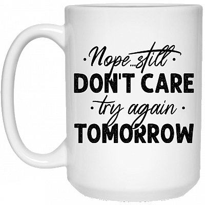 15 oz. White Mug