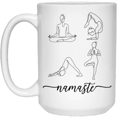 15 oz. White Mug