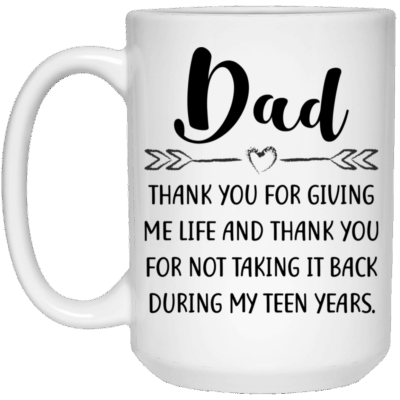 15 oz. White Mug