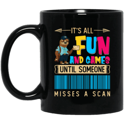 11 oz. Black Mug