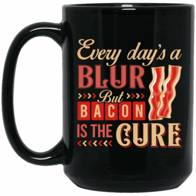 15 oz. Black Mug