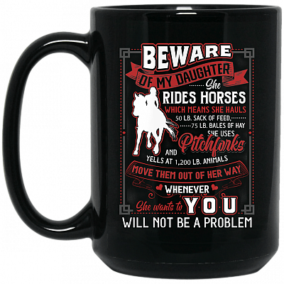 15 oz. Black Mug