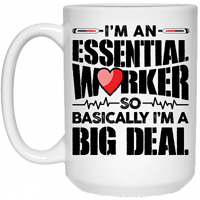 15 oz. White Mug