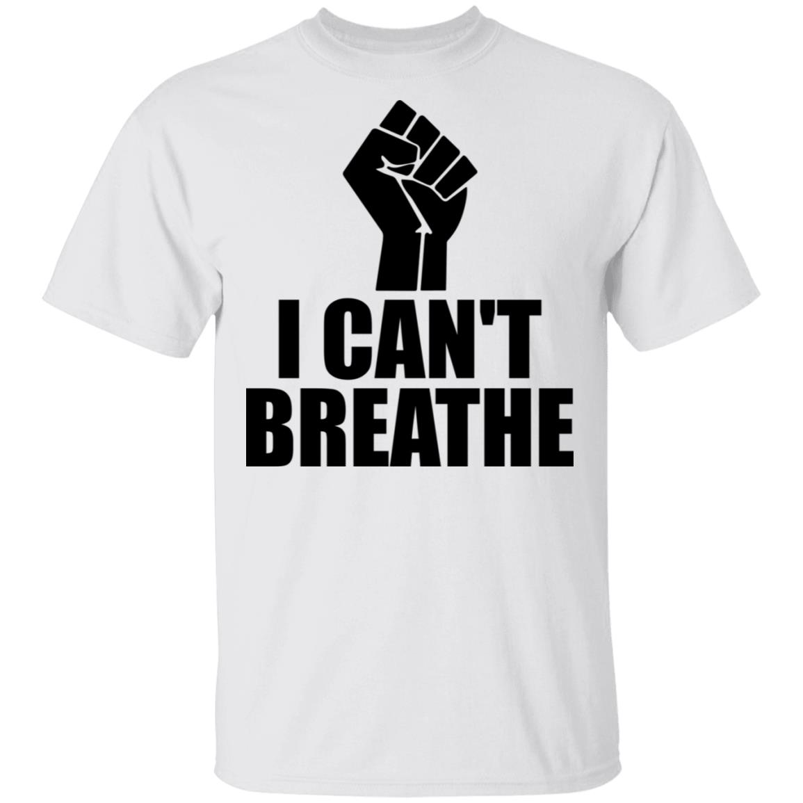 I Can’t Breathe T-Shirt - Black Lives Matter Shirt, White, Unisex T-Shirt