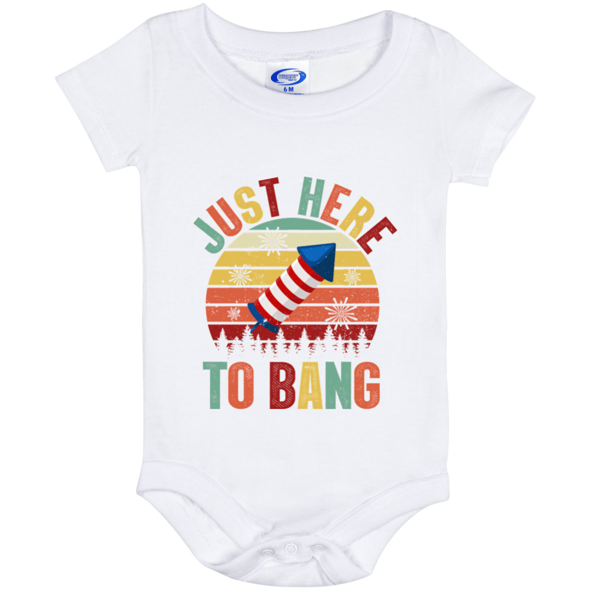 4th of july baby onesie