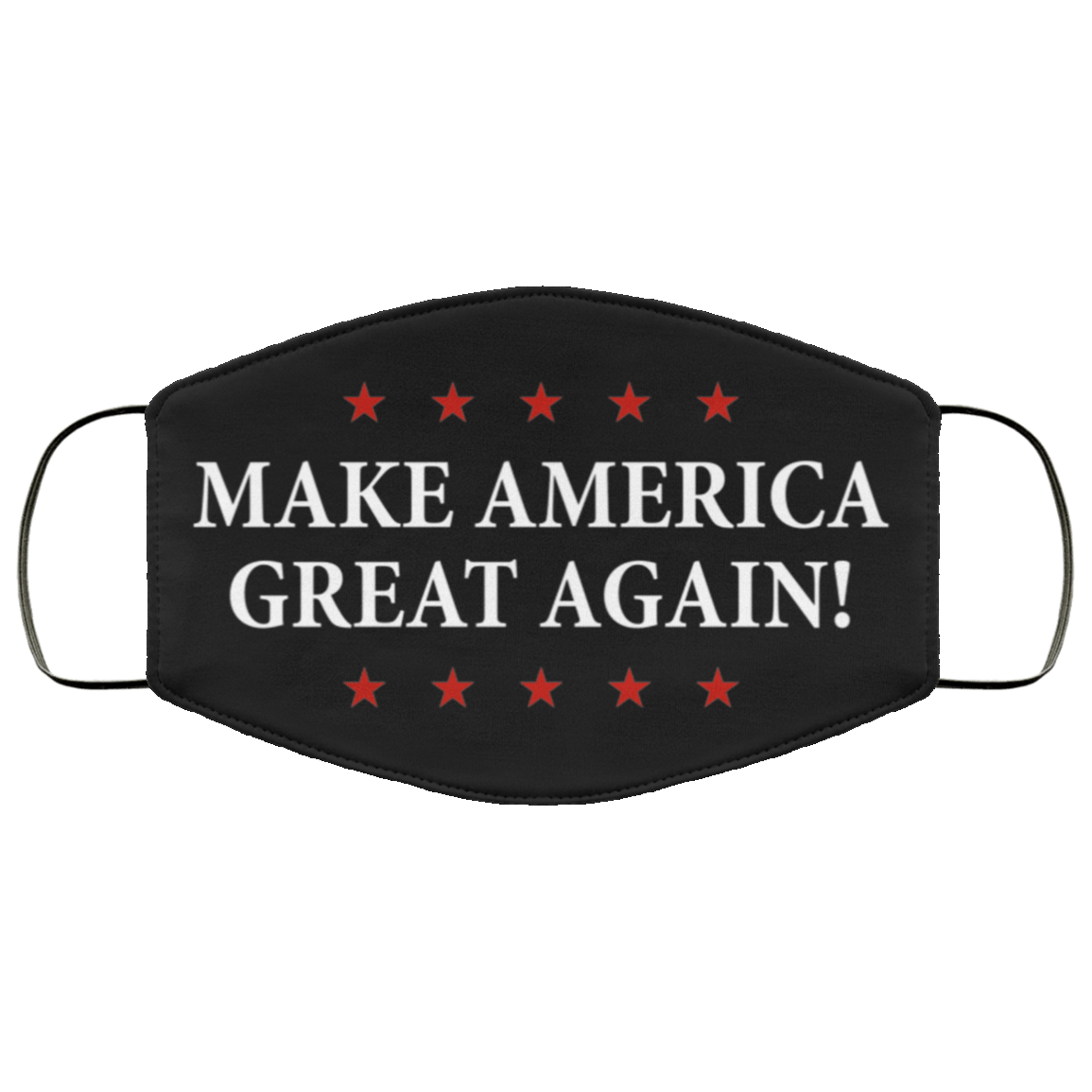 Make America Great Again Washable Reusable Custom – Printed Cloth Face Mask Cover, Black, Cloth Face Mask