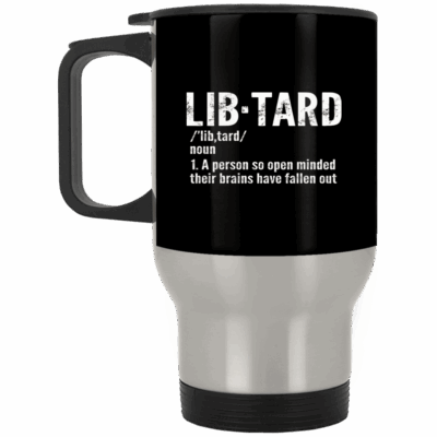14 oz. Silver Travel Mug