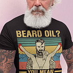 4VT. Beard Oil Shirt mockup