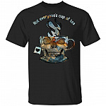 Not Everyone's Cup Of Tea Funny Skull T-Shirt, Black, Unisex T-Shirt