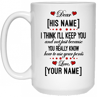 15 oz. White Mug