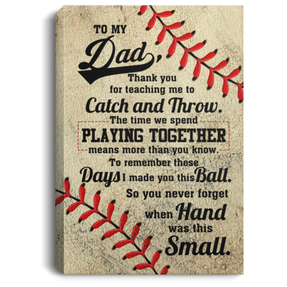 Father And Daughter Son Baseball Gift To My Baseball Dad Saying