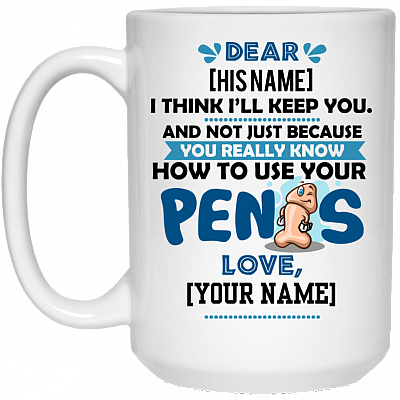 15 oz. White Mug