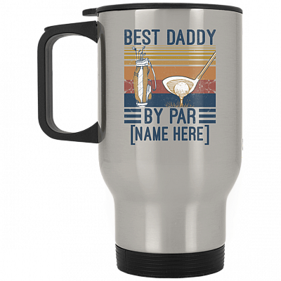 14 oz. Silver Travel Mug