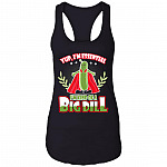 Yup I'm Essential I'm Kind Of A Big Dill Essential Employee 2020 Cotton Tank Top Tee – Ladies Racerback Tank, Black, Ladies Racerback Tank