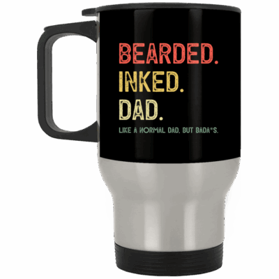 14 oz. Silver Travel Mug