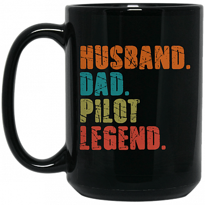 15 oz. Black Mug