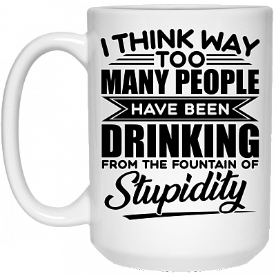 15 oz. White Mug