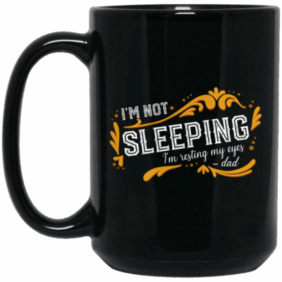 15 oz. Black Mug