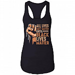 All Lives Can't Matter Until Black Lives Matter Black History Cotton Tank Top Tee – Ladies Racerback Tank, Black, Ladies Racerback Tank All Lives Can't Matter Until Black Lives Matter Black History Cotton Tank Top Tee – Ladies Racerback Tank, Black, Ladies Racerback Tank