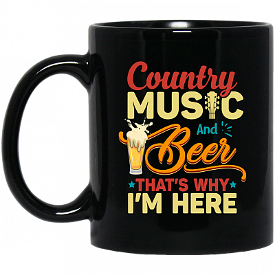 11 oz. Black Mug