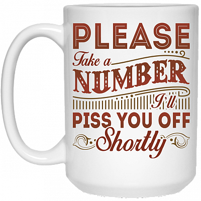 15 oz. White Mug