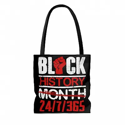 Alternative view of Black History Month 27-7-365 African American Pride Gift All Over Print Tote Bag - Shoulder Bag