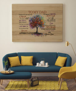 to-my-dad-from-son-saying-horizontal-canvas-print-mockup-against-a-wooden-wall