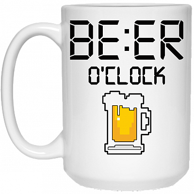 15 oz. White Mug