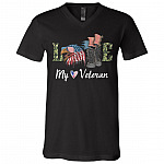 T-Shirt V-Neck Template (Official), Black, V-Neck T-Shirt