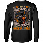 I Am a Grumpy Old Man I Can Fix Stupid but It's Gonna Hurt Print on Back Only - Plain Front Hoodie - Sweatshirt, Black, Long Sleeve