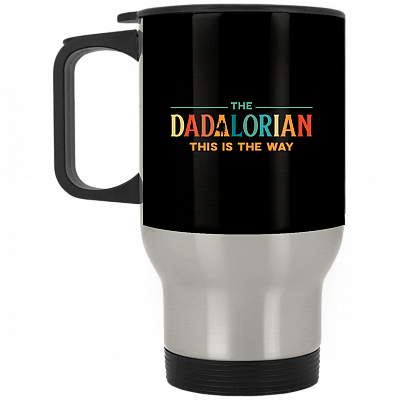 14 oz. Silver Travel Mug