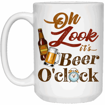 15 oz. White Mug