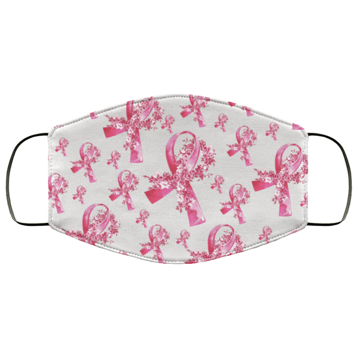 Breast Cancer Ribbon Washable Reusable Custom – Breast Cancer Awareness Printed Cloth Face Mask Cover, White, Cloth Face Mask Breast Cancer Ribbon Washable Reusable Custom – Breast Cancer Awareness Printed Cloth Face Mask Cover, White, Cloth Face Mask