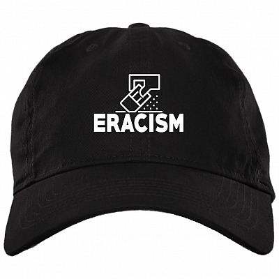 Eracism Radical Justice Twill Cap- High Profile Snapback Hat- Trucker Hat - Knit Cap, Black, Brushed Twill Dad Cap