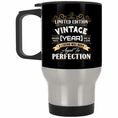 14 oz. Silver Travel Mug