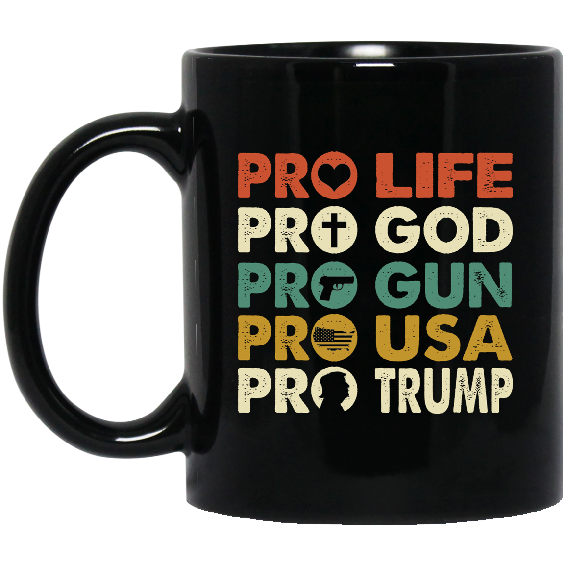 11 oz. Black Mug