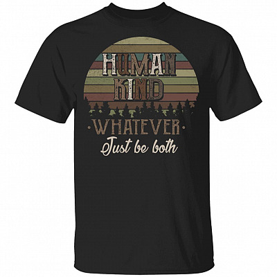Human Kind Shirt, Black, Youth T-Shirt